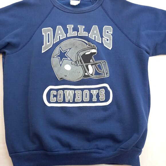 Vintage 80s Dallas Cowboys NFL Football Sweatshirt (L) - Picture 4 of 8